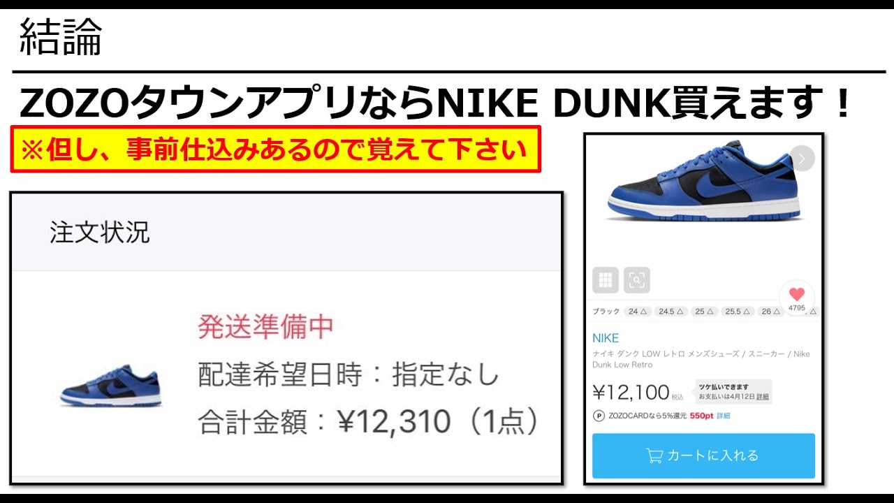 9 極秘 Nike Dunkを買える方法の紹介 Youtube