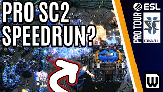 PRO STARCRAFT 2 SPEEDRUN? Clem (Terran) vs Zest (Protoss)