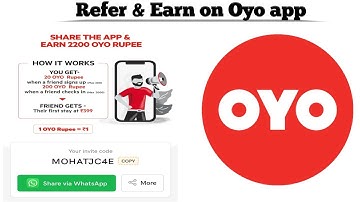 How to Refer and earn on Oyo Rooms app | OYO Rooms Invite and Earn process | Techno Logic | 2021
