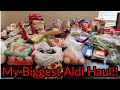 My Biggest Aldi Haul! $200 Grocery Haul for August! Preparing for Back To School!