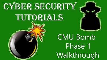 Reverse Engineering Challenge CMU bomb Phase 1 Walkthrough