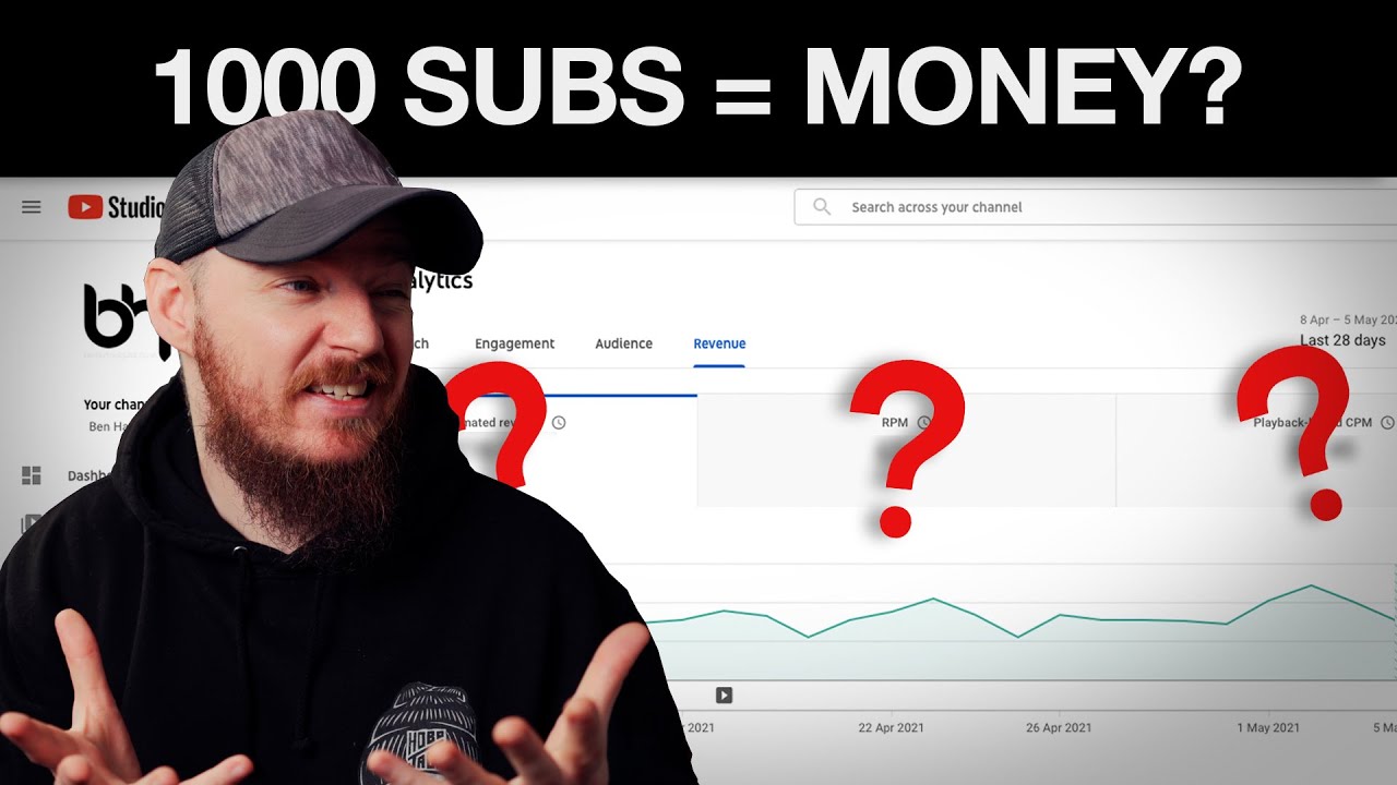 How Much Money Do You Make From 1000 Subscribers On Youtube Youtube