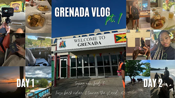 GRENADA VLOG l horse back riding, trying grenada dishes, touring the island etcc