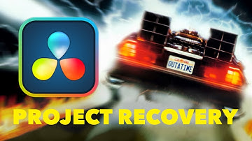 How to FIND AUTOSAVED PROJECTS - DaVinci Resolve 20