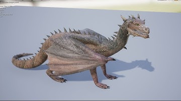 Medhue Dragon inside of Unreal Engine!!