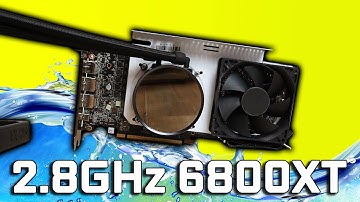 2.8GHz Water cooled RX 6800 XT OC - Big Navi Kraken G12 AIO