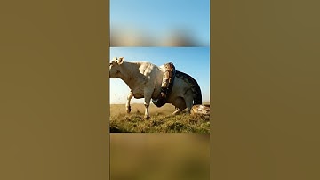 Giant Snake Attacks Cow | Police Rescue the Cow | Unbelievable AI Generated Rescue #animalawareness