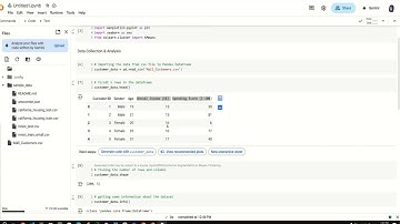 Customer Segmentation with K-Means in Google Colab | Python Machine Learning Tutorial