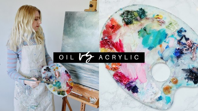 Oil Paint vs Acrylic Paint: A Side-by-Side Comparison – Chuck Black Art