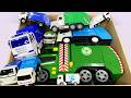 坂道走る『ゴミ収集車』のミニカー！坂道走行テスト！サイレンあり｜Slope driving test with minicars of “garbage truck” run on slopes!