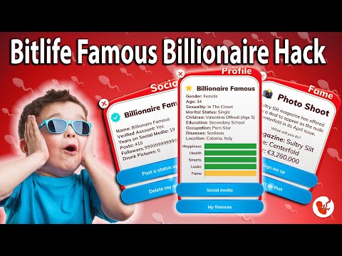 Bitlife - How To Become A Rich Famous Billionaire In 15 Mins FAST! (2021 STILL WORKING!) IOS/Android
