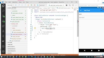 Part 3. TaskApp. Flutter. Getx. Systematic coding. Adding dummy database code.