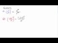 Understanding Quotients Raised to a Power