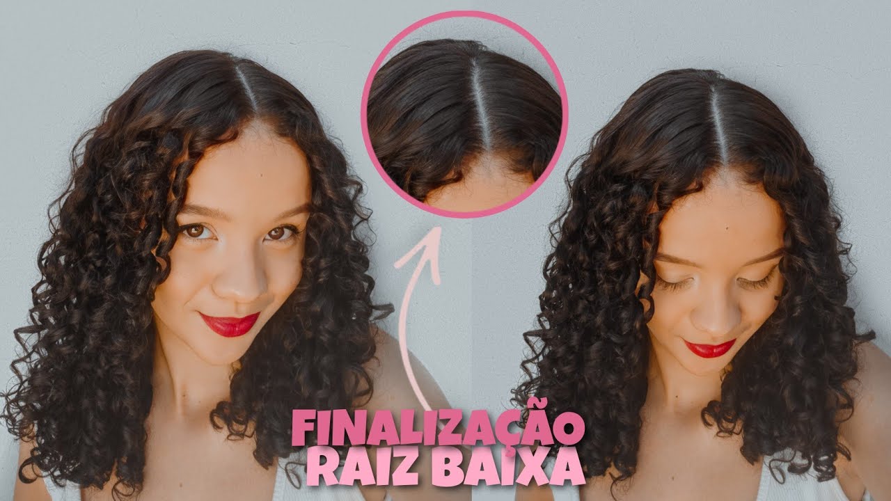 finalização raiz baixa e sem volume 💖 (efeito raiz lisa ) 💕