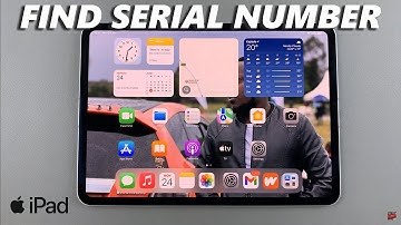 How To Find Serial Number On iPad