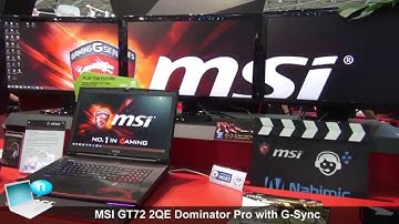 MSI GT72 2QE Dominator Pro with G Sync