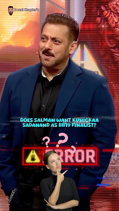Does Salman Khan Want Kunickaa To Become Biggboss 19 Finalist? #bollywood #biggboss19 #salmankhan