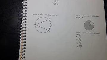 Determining the Measure of an Inscribed Angle - Example 1
