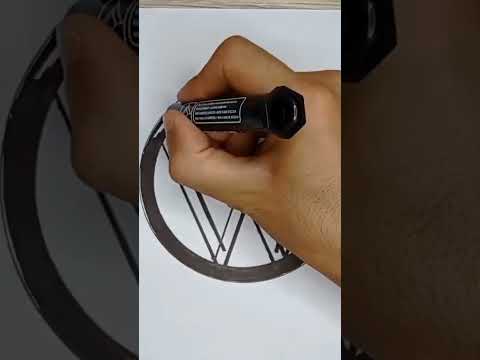 Volkswagen Logo Drawing Shorts