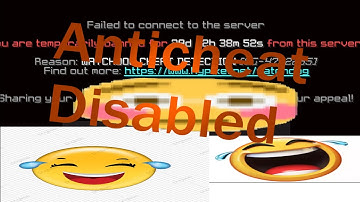 WATCHDOG ANTICHEAT DISABLED