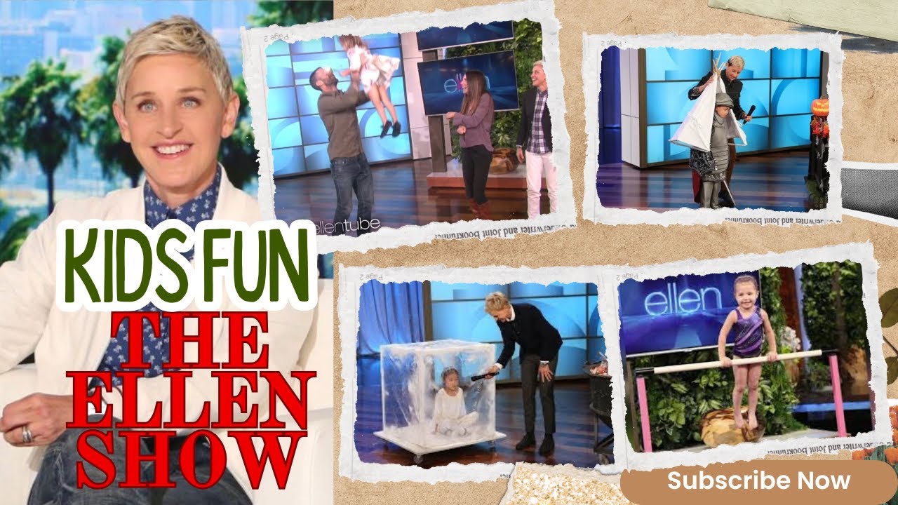 Kids fun in Ellen Show | the Ellen Show