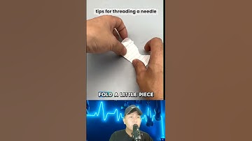 Struggling to Thread a Needle? Try This Simple Trick #diy #tiktokeffects
