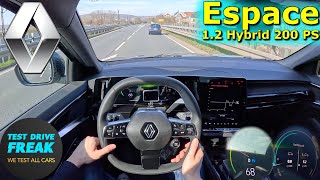 2024 Renault Espace E-Tech Full Hybrid 200 Esprit Alpine 200 PS COUNTRY ROAD DRIVE POV