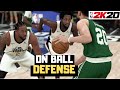 NBA 2K20 On Ball Defense Tutorial (FOR BEGINNERS)