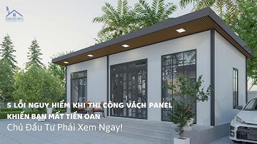 5 Sai Lầm Khi Thi Công Vách Panel – 90% Chủ Đầu Tư Đều Mắc Phải!