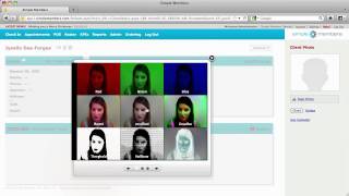 How to add a client's photo using your WebCam