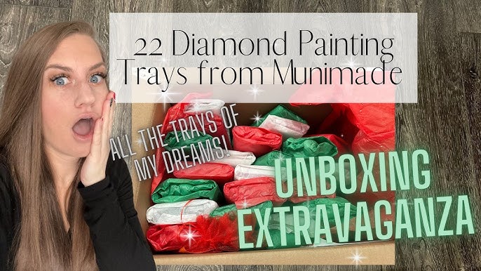 Htovila Multi-function Diamond Painting Tray Holder Drill Pen Diamond Box  Organizer DIY Craft 
