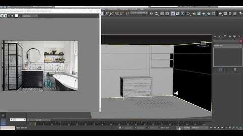 3dsmax Tutorials, Tutorial on 3D Modeling, Texturing & Lighting a Bathroom in 3dsmax