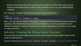 Celebrity How to Generate a Delphi String Literal Similar to the Evaluate/Modify Dialog Wealth