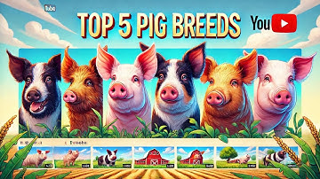 Top 5 Pig Breeds for Successful Farming |Best Pig BreedsforProfit#FarmersLife#FarmingSucce #FarmLife
