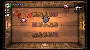 Binding of Isaac: rebirth ep1: failed azazel run :(