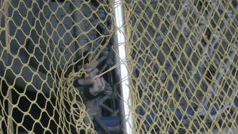 Install indoor soft playground - to fix net after install pipes