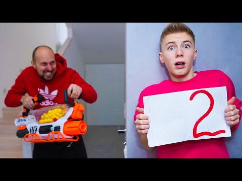 Видео: НАКАЗАЛ меня за ДВОЙКУ!!!Nerf parenting...PUNISHED me for TWO !!!