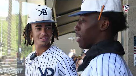 Class of 2023 short stop Michael Bright mic'd up a...
