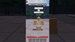 I Told him hes ugly so he slimed me #roblox #tsb #thestrongestbattlegrounds #skit #gaming