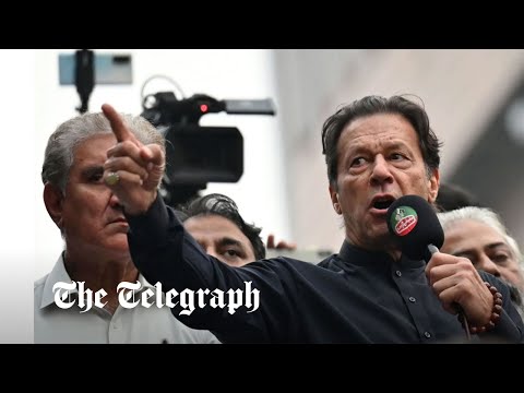 Moment Imran Khan is shot in 'assassination attempt' during Pakistan march