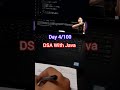 Day 4/100 Learning DSA with Java #java #dsa #coding #programming #shorts