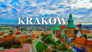 Krakow: Poland. 4k Drone Footage.