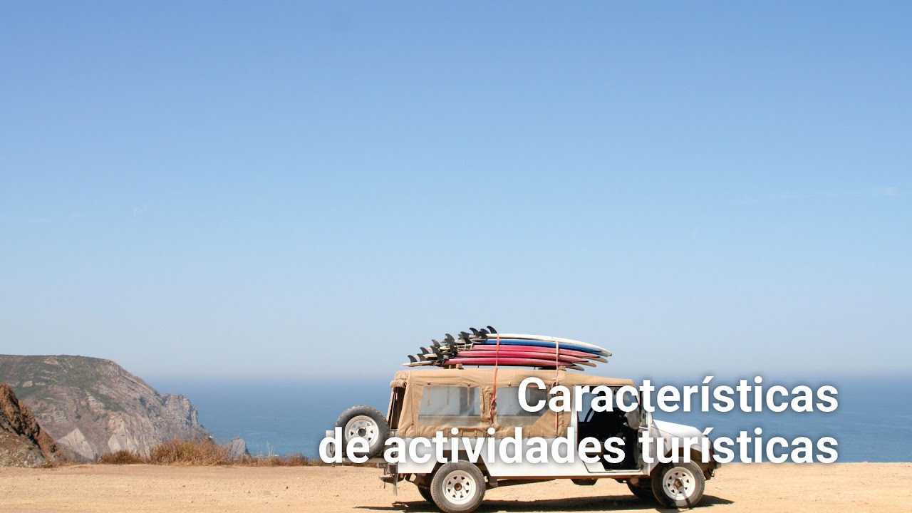 Características de actividades turísticas