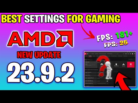 AMD Software: Adrenalin Edition 23.9.2 New Update 23.9.2 Best Settings for Gaming & optimization!