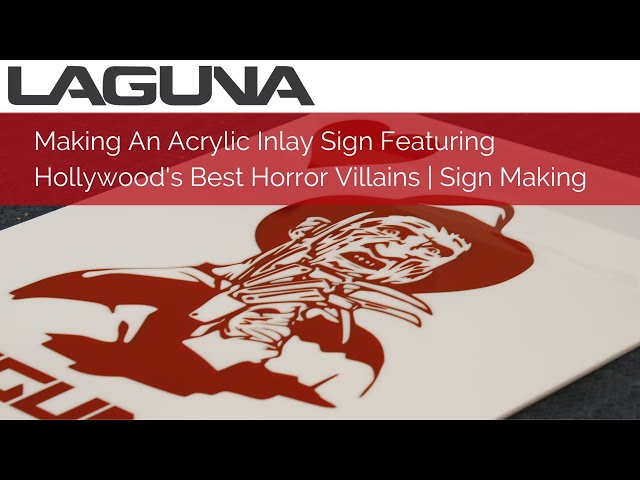 Making Acrylic Inlay Signs Featuring Halloween's Best Horror Villains | Sign Making