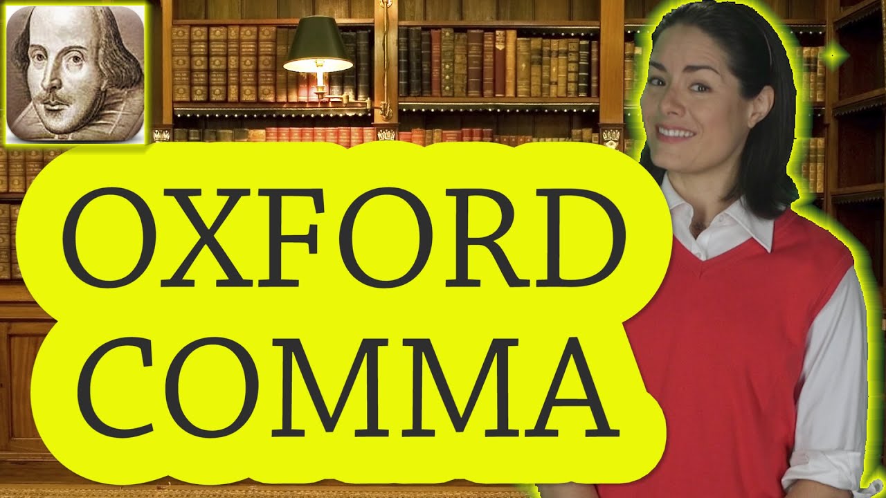 What Is The Oxford Comma? |  Basic English Grammar Rules | Esl | Sat | Toefl
