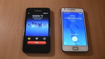 Incoming call & Outgoing call at the Same Time  2 Samsung  S2 android 11+miui