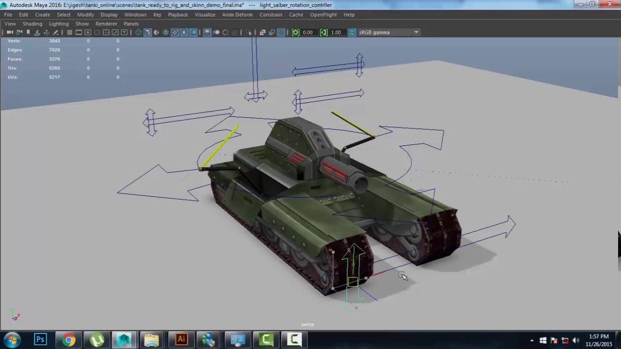 Mobile game tank rig