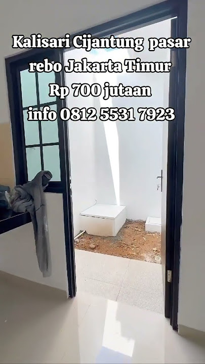 700 jutaan pasar rebo Kalisari Cijantung Jakarta Timur rumah 2 lantai