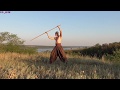 Cossack Ukraine. Long stick (blow combination), Hopak.